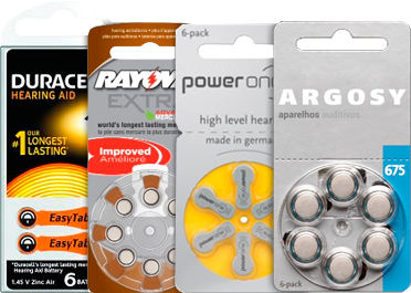 Baterias aparelhos auditivos